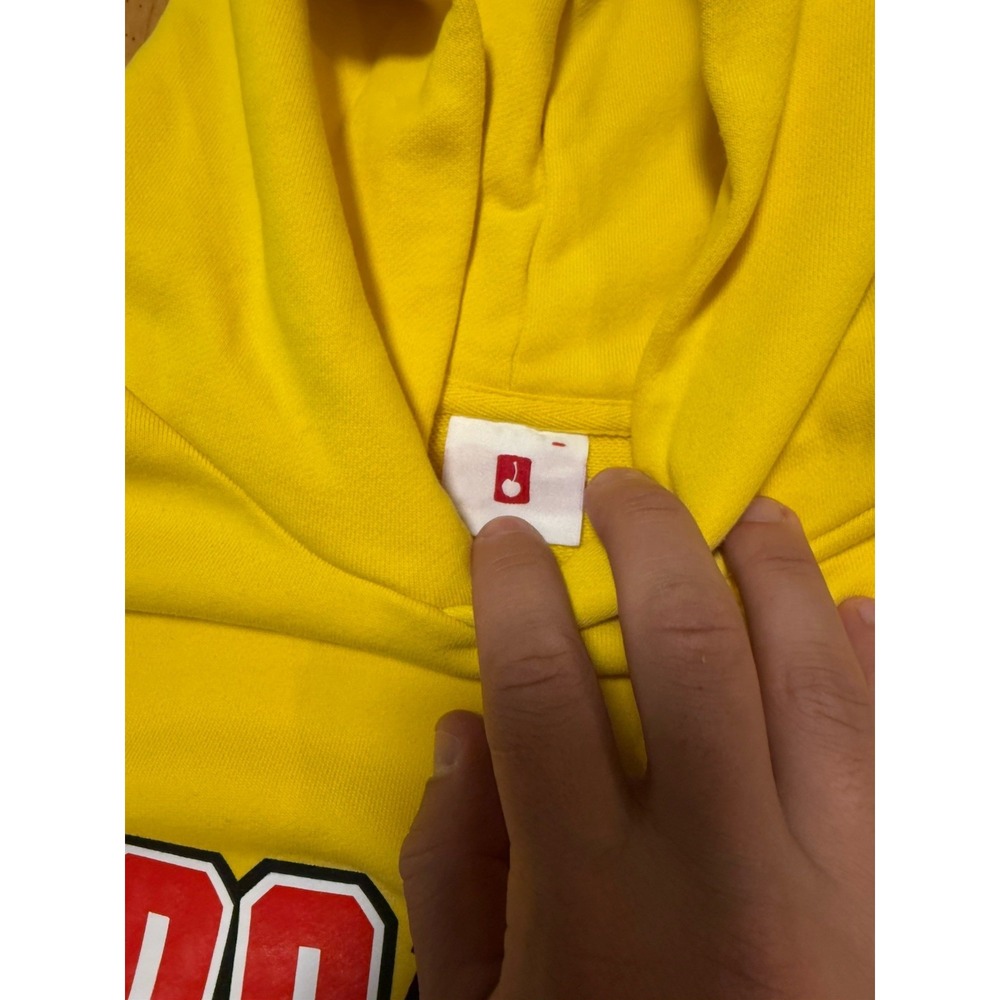 Bloody Sunday Men's Yellow Dog  Sport Hoodie Size Large New With‎ Out Tags - Picture 2 of 7